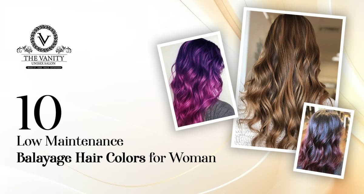 low maintenance balayage hair colors for women